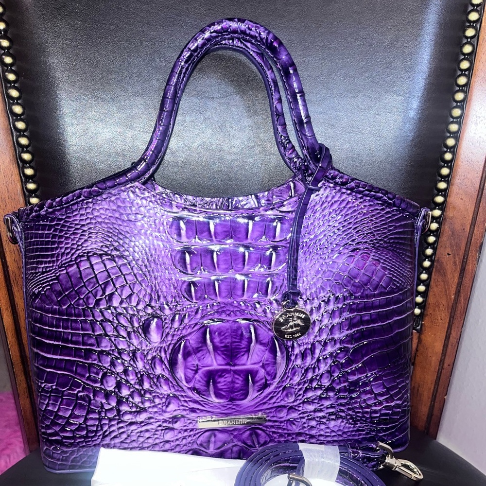 Brahmin Small Elaine Ultraviolet